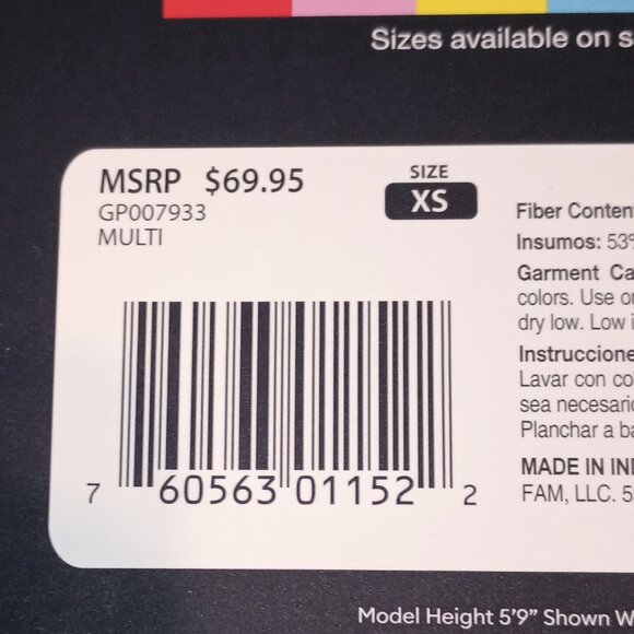 NEW GAP Women's Linen Button Down Shirt Multi Striped - Picture 7 of 9